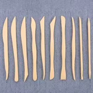 (10종세트) 찰흙 지점토 점토 클레이 도구/찰흙/고무찰흙/클레이/만들기/대용량/공작칼/공예칼/클레이도구