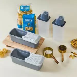 이지앤프리 전자레인지 누들쉐프 파스타쿠커 1P 보관통 1P 2종 4P세트