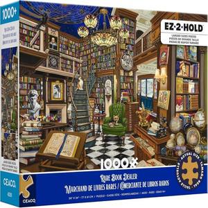 Ceaco - EZ2Hold Joel McIntyre 희귀 도서 딜러 성인용 1000피스 직소 퍼즐 게임 나이트에 완벽한