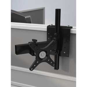 파티션 모니터암 모서리 이동 사무용 가정용 칸막이 어댑터 사무실 브라켓 제품 거치대