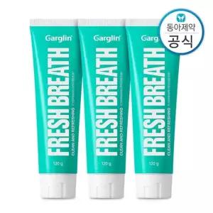 후레쉬브레스치약 라임민트 120g 3개 구취제거 구강유해균 감소