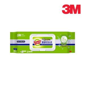 3M 더블액션 물걸레 청소포 플러스 대형 20매