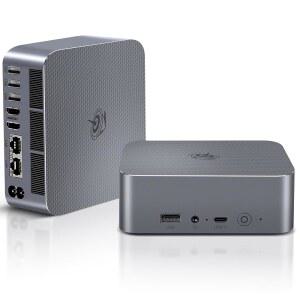 Beelink EQi12 미니 PC, 인텔 코어 i5-12450H 프로세서(8C/12T, 최대 4.4GHz), 16G DDR4 RAM 500GB M.2 2280 PCle 4.0x4 SSD, 컴퓨터 지원 4K@60Hz 듀얼 스크린 디스플레이/WiFi6/BT5.2