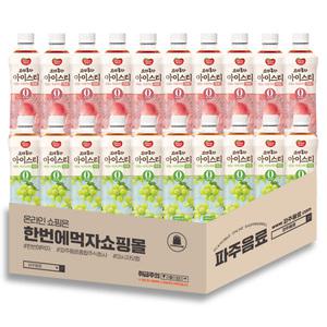 [한번에먹자] 보성홍차 아이스티 제로 500ml 2종 혼합세트 / 복숭아티 10 + 샤인머스캣티 10 / 총20개