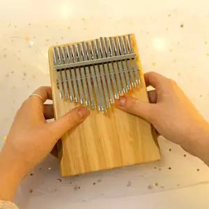 마이너사운드 칼림바 실속형 플레이트 파인우드칼림바 엄지손가락 핑거 핑