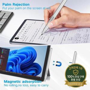 Microsoft Surface Go용 A46G-스타일러스 펜 MPP 2.0 Pro 9/8/7/6/5/X용 고속 충전 지우개 포함