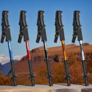 초경량 길이조절 알루미늄 일자형 등산 스틱 지팡이/트레킹/다용도/경량/휴대용/논슬립/산행/용/산보