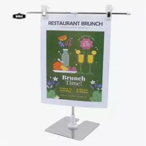 일등상점 T형 POP 스탠드 POP스탠드안내판입간판포스터거치대A3