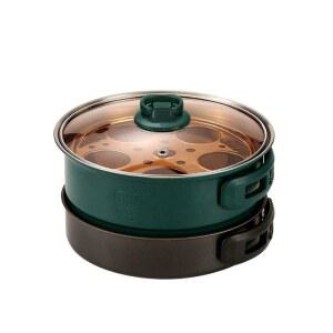 전기 코펠 여행용 라면 다크그린 분리형 차박 1000W 그린 600W 휴대 다기능