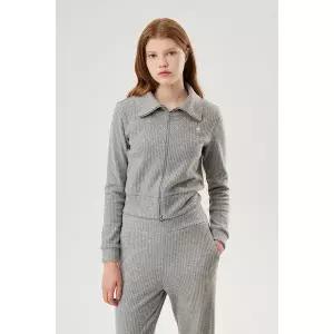 [르꼬끄](센텀시티점)(50% OFF) 컴피니트 하이넥 집업 (QP322OFT91_MGR)