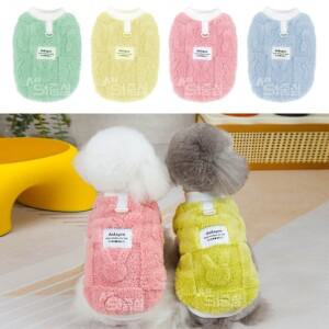 강아지옷 겨울옷 겨울조끼 따뜻한 실내복 애견 겨울옷 PE