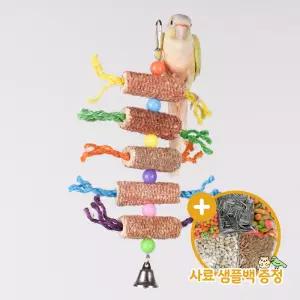 버드 캔디콘 앵무새 옥수수 장난감 끈 로프 종 02544