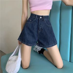 하이웨스트진 매직 청반바지 4부 세미와이드 데님팬츠 여성여름청바지 케이리얼티