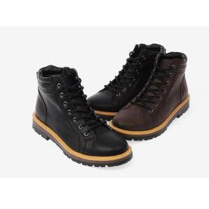 남성 국산 앵클 키높이 탄탄가죽 발목 워커