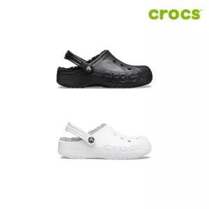 [크록스 정품] 바야 라인드 클로그 공용 털샌들 205969 2종 택1