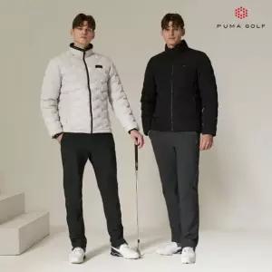 푸마골프 남성 트리코트 본딩팬츠 2종