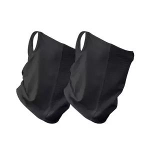 자외선 차단 쿨 마스크 (블랙)-2개 스포츠마스크 얼굴햇빛가리개 냉감소재 골프마스크