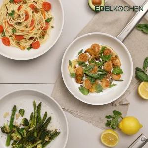 통3중 스테인리스 올 뉴 이지프리즘 프라이팬 24cm, 28cm (크림세라믹)