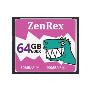 카메라용 ZenRex 64GB CompactFlash 메모리 카드 CF UDMA 고속
