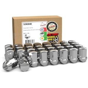 휠 액세서리 부품 32개 M14x1.5 14x1.5 OEM 스타일 러그 너트 6509422AA 611-330 1.65인치 롱 크롬 7/8인치 헥스 핏 RAM 2012+ 2500 3500