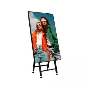 카멜 DS플레이어 탑재 광고모니터 요일별 재생 가능 이젤형 패키지 CDS5520+PS55