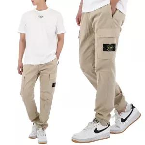 [스톤아일랜드]국내배송 25FW 스톤아일랜드 와펜 패치 카고 팬츠 K2S153100033 S0014 V009A