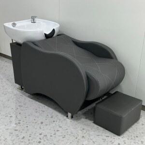 스파 샴푸대 실 도기 모델 샤워기 마사지 그레이 케어 바버샵 목받침 이발소