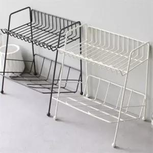 다용도 2단선반 주방 책상 정리 책선반 작은 선반  8501729)