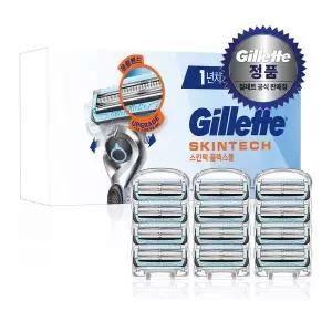 [질레트]2024 스킨텍 면도날 12입