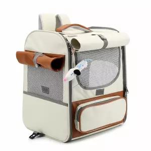 퍼피허그 루카롱 강아지 백팩 캐리어 산책 이동 가방 고양이 애견 기내용 컨넬 카시트 배낭 외출 여행용