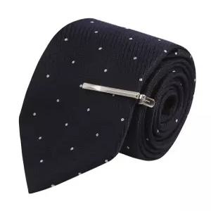실크혼방 도트 스트라이프 넥타이(FJATH0119)