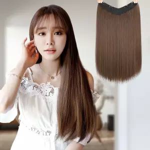 뿌이뿌이가발 1P 생머리 헤어피스 붙임머리 부분가발