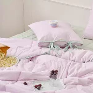 [모던하우스] ON 소르베 데이즈 라벤더 스트라이프 싱글 차렵이불 150x210