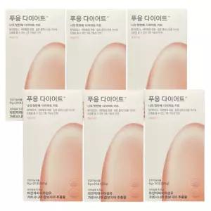 푸응 닥터블릿 다이어트 복숭아맛 20포 x 6박스 차전자피 가르시니아