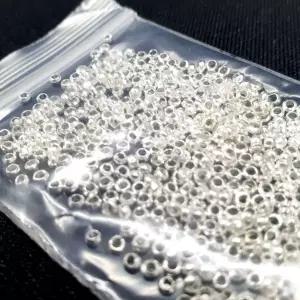 장식품마감 발찌제작고정비드팁 비즈체인연결누름볼 실버 2mm