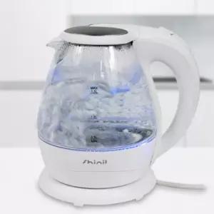 내열 유리 티팟 1.5L 무선 주전자 전기 포트 티포트/키친/커피포트/물끓이기/간편한/강화유리/과열방지