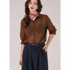 [막스까르띠지오]레오파드 세미 시스루 셔츠_P404805434