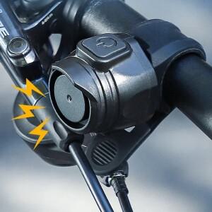 USB 충전식 자전거 오토바이 전기 벨 경적 6 가지 모드 핸들 바 MTB 도로 사이클링 경보 액세서리