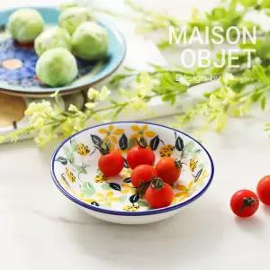 메종오브제 프라카 유니캇 폴란드풍 도자기 찬기 중 2P