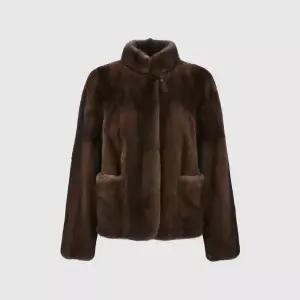 [사바티에](강남점)슬라이트 쉬어드 밍크 자켓_BR (J12112SS)