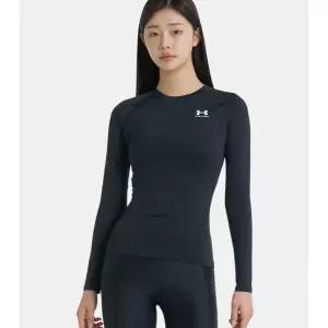 [언더아머](광주신세계)[1365459] 몸에 딱 붙는 기능성티 HeatGear 컴프레션 여성 긴팔