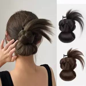 로우 까치번 집게 헤어피스 부분 가발 헤어핀