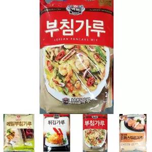 백설 부침가루 2Kg X6/치킨/가루/메밀부침/백설/부침/베타/믹스/빈대떡/대용량/튀김/녹두/후라이드/파우더
