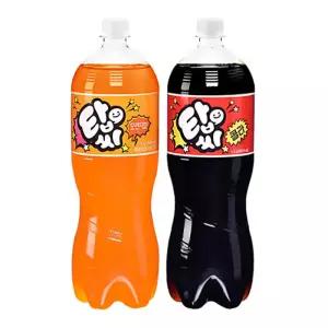 탑씨 1.5L 오렌지 6개+콜라 6개 탄산음료 슬러시 당구장 