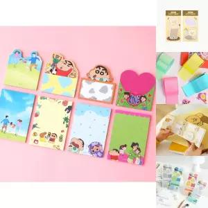 짱구는못말려 듀얼 메모지/점착/귀여운/포스트잇/대형/인덱스/스티커/접착/메모/캐릭터/포스트/잇노트/독서