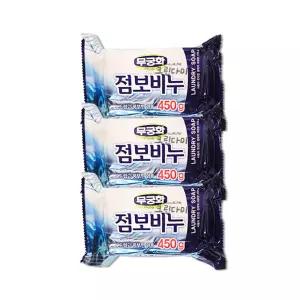 무궁화 세탁비누 점보 비누 450g x3개