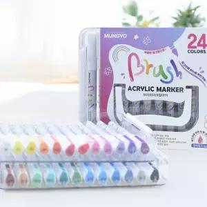 문교 브러쉬 아크릴마카 24색 세트