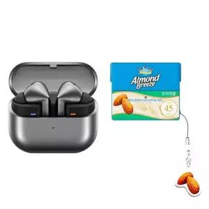 삼성 이어폰 갤럭시 버즈3 프로 실버 + 아몬드브리즈 오리지널 케이스 무료배송