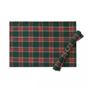 (그린 30x45cm) 겨울 크리스마스 감성 테이블 매트/테이블보/캠핑/레트로/식탁보/차박/방수/야외/돗자리