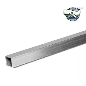 다용도 알루미늄 사각관 1M 절단가능 튼튼한 알루미늄파이프 사각파이프 알루미늄관